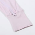 thumbnail image 7 of Sopiago Baby Romper Bamboo Rayon Short Sleeve Footless Pajamas 2 Way Zipper Summer Sleeper Toddler Jumpsuit Outfits Light Purple,18-24 Months, 7 of 7