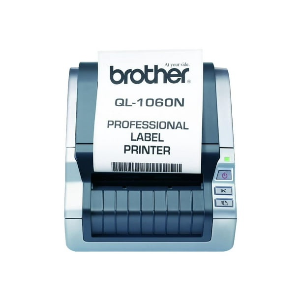 Brother Ql 1060n Label Printer Thermal Paper 300 Dpi Up To 259 8 Inch Min Usb Lan Serial Silver Bluish Gray Walmart Com Walmart Com