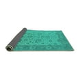 thumbnail image 2 of Ahgly Company Indoor Rectangle Oriental Turquoise Blue Traditional Area Rugs, 2' x 3', 2 of 4