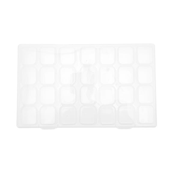 Unique Bargains 1 Set Nail Art Decoration Storage Box for DIY for Home for Nails Clear