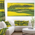 thumbnail image 1 of Rapeseed Fields and Green Wheat - Landscape Canvas Art Print, 1 of 4