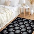 thumbnail image 2 of JML Non-Slip Microfiber & Rubber Doormat - Soft Entryway Rug for Home/Office (24"x36") - Easy Clean Door Mat for Indoor/Outdoor Use, Black & Gold Plaid, 2 of 5