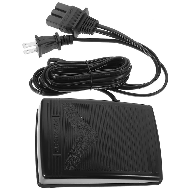 Qumonin Brother Sewing Machine Foot Pedal & Power Cord