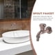 thumbnail image 3 of Water Faucet Antique Faucet for Washing Machine Kitchen Sink Dark Brown Alloy Water Supply Function 1Pcs, 3 of 3