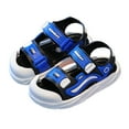 thumbnail image 2 of Boys Athletic First Walking Sandals with Protective Toe Summer Outdoor Sport Prewalker Shoes for Toddler Kids, 2 of 4