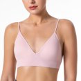 thumbnail image 6 of Womens Sports Bras Comfort Oman Bras With String Quick Dry Shockproof Running Fitness Underwear Wireless Bra Pink L, 6 of 8