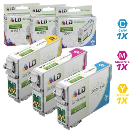 LD Products Remanufactured Replacement for T069 Set of 3 Cartridges