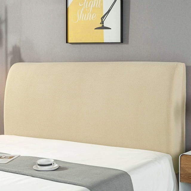 Xingzhi Elastic Headboard Protection Cover Protective And Bedroom Decoration Expandable Bed Headboard Cover yellow