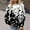 2# Black cheap stuff under 5 dollars, variant on Dyegold Womens Oversized Crewneck Sweatshirt Vintage Floral Print Long Sleeve Pullover Plus Size Slouchy Fit Tops Sweaters