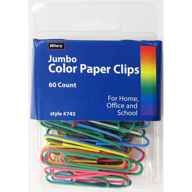 Jumbo Color Paper Clips