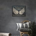 thumbnail image 2 of Rustic Angel Wing Canvas Wall Art Farmhouse Inspirational Quotes Wall Decor Angel Pictures Prints Motivational Framed Modern Artwork for Home Living Room Bedroom Bathroom 16"x12", 2 of 6