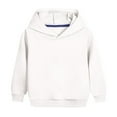 thumbnail image 6 of MLQIDK Cute Solid Color Hoodie for Girls Long Sleeve Solid Color Cute Sweatshirts for Teen Girls Pullover 10-12 Kids Clothes 130(7-8 Years), 6 of 6