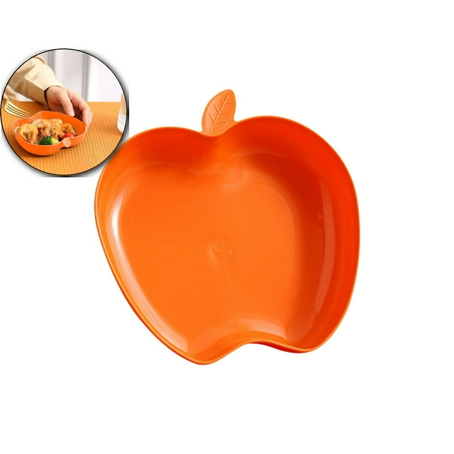 Dvruxg Plastic Dinner Plates, Dishwasher & Microwave Safe Reusable Plates, Lightweight Stackable Camping Kitchenware for Family Meals