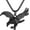 Black, variant on Eagle Urn Necklace Stainless Steel Keepsake Ash Jewelry Holder Ashes for Pet Human Memorial Cremation Jewelry for Ashes Pendant Locket for Men Women