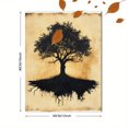 thumbnail image 3 of Qisvanset Framed Canvas Wall Art 12x16 Inch Vintage Proverbs Religious Room Aesthetic Wall Art, 3 of 5