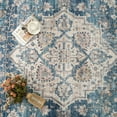 thumbnail image 6 of FEELHOME 2'x3' Area Rug Machine Washable Soft Vintage Distressed Non Slip Carpet for Living Room Bedroom Dining Room Blue, 6 of 6