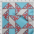thumbnail image 4 of oneOone Rayon Light Blue Fabric Asian Floral Mix Patch Sewing Craft Projects Fabric Prints By Yard 56 Inch Wide, 4 of 4