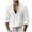 White, variant on Mlzmgr Cotton Linen Shirts for Men Button down Long Sleeve Comfy Shirts Summer Vacation Beach Lounge Shirts