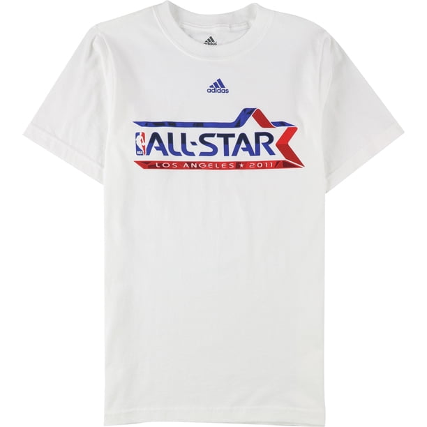Adidas Mens All-Star LA 2011 Graphic T-Shirt white S