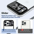 thumbnail image 4 of Compatible with iPhone 14 Pro Max Clear Case with Sliding Camera Lens Cover, Built-in Screen Protector Soft TPU Bumper Case Transparent Acrylic Back Heavy Duty Shockproof Durable Phone Case, 4 of 14