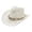 White, variant on Summer Hats for Women , Hiking Hat Women , Beach Vacation Classic Western Shapeable Straw Sun Hat for Women and Men with Decorative Bands and Wide Brim