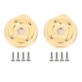 thumbnail image 1 of Lishi RC Front Rear Brass Balance Weight Portal Drive Housing Cap for Axial Capra 1.9 - 1 Pair, 1 of 10