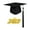 Black, variant on Adult Graduation Cap with 2023 Tassel for High School and Bachelor Master