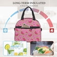 thumbnail image 4 of Balery Watermelon Bolsa de Almuerzo Impresa, Caja de Almuerzo Reutilizable, Bolsa Térmica Aislada para Almuerzo, Bolsa Antiderrames, 4 of 7