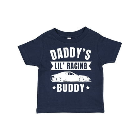 

Inktastic Daddys Lil Racing Buddy Gift Toddler Boy or Toddler Girl T-Shirt