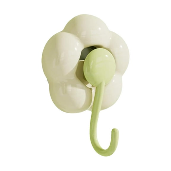Sunflower Suction Cup Hooks | Heavy Duty 22lb Capacity | No Drill Wall Hooks for Kitchen & Bathroom | Reusable Vacuum Suction for Glass & Tile | 1-Pack