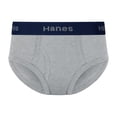 thumbnail image 6 of Hanes Infants/Toddlers Brief Underwear, Toddler Boys' Cotton Stretch Briefs, 6 of 7