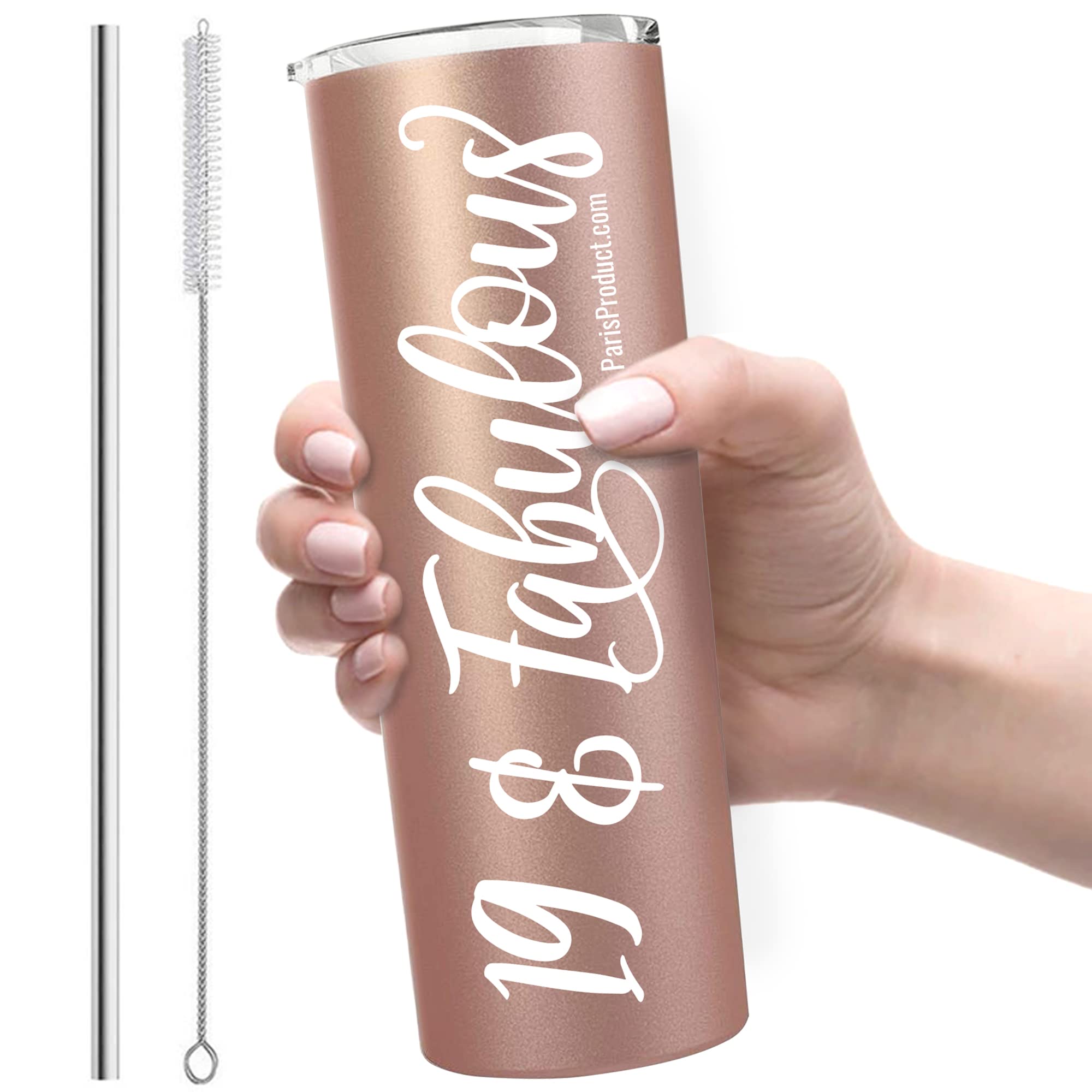 19 & Fabulous 20oz Stainless Steel Tumbler 19 Year Old Birthday Gifts For  Her, 19th Birthday Decorations For Women, 19 Year Old Gifts, 19th Birthday  Gifts For Girls, Gifts For 19 Year