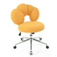 thumbnail image 6 of 360° Swivel Height Adjustable Teddy Fabric Office Chair Home & Study, 6 of 12
