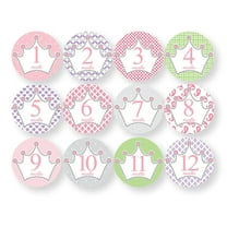 Child to Cherish Baby Monthly Milestone Stickers, Princess