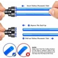 thumbnail image 5 of 40 piezas de conector neumático, accesorio neumático de 4 mm, accesorios rápidos de aire comprimido, 4 formas para sellar el tubo de aire comprimido, tipo Y/T/recto/ángulo, 5 of 5