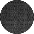 thumbnail image 1 of Ahgly Company Indoor Round Abstract Gray Modern Area Rugs, 5' Round, 1 of 4