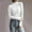 White, variant on AXXD Black Basic Dressy Tops for Women Summer 2024 Turtle Necks Winter Bottomed Double-sided Long Sleeve Clothes Tops