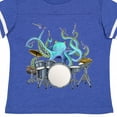 thumbnail image 4 of Inktastic Cute Blue Octopus Drumming Boys or Girls Toddler T-Shirt, 4 of 5