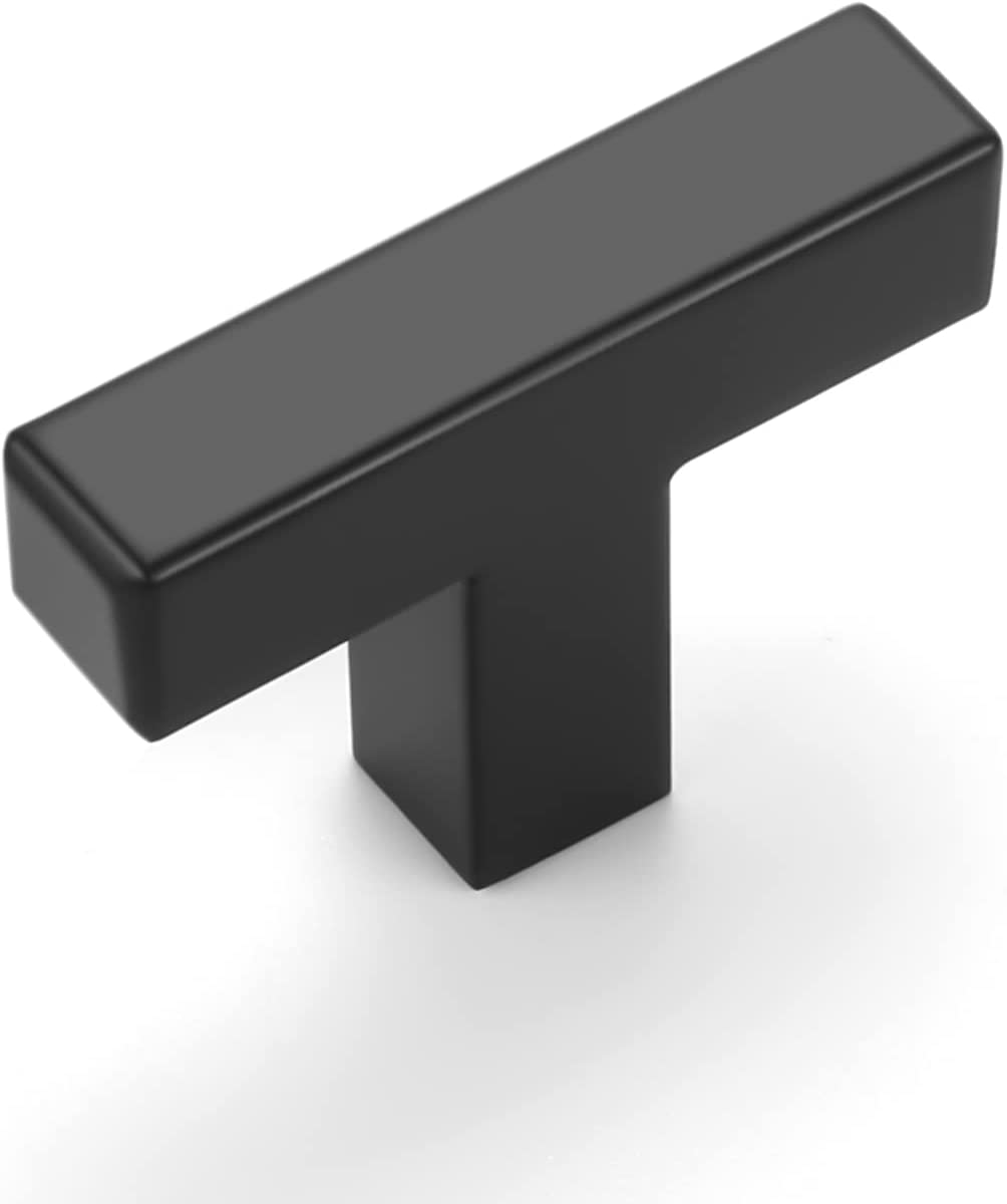 Zoizocp 25 Pack Knobs Black Knobs for and Drawers,Black Drawer Pulls Kitchen