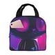 thumbnail image 1 of Fotbe Neon Toy Cat Reflections Bolsa Térmica con Estampado y Forro de Aluminio Grueso Bolsa de Almuerzo con Bolsillo Frontal para Hombres y Mujeres, Ideal para Trabajo, Escuela, 1 of 8