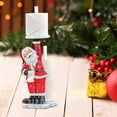 thumbnail image 4 of Porte-papier Toilette de Noël Peint à la Main Ornement de Bureau pour Maison Festive, 4 of 8