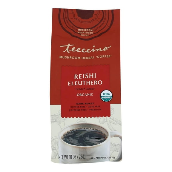 Teeccino - Mush Cof Reishi Elthe - Case of 6-10 OZ