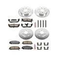 thumbnail image 3 of PowerStop Front and Rear Z36 Truck & Tow Carbon-Fiber Ceramic Brake Pad and Drilled and Slotted Rotor Kit Fits: INFINITI NISSAN Select Models K2805-36, 3 of 9