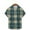 Style 03, variant on Men's Casual Shirt Summer Shirt Plus Size Fashion Retro Plaid Splicing Print Shirts Beach Vacation Cardigan Short Sleeve Lapel Button Blouse Top