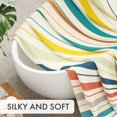 thumbnail image 2 of Cortina de ducha AmazerBath de tela lavable 180 x 180 cm, color amarillo, 2 of 9