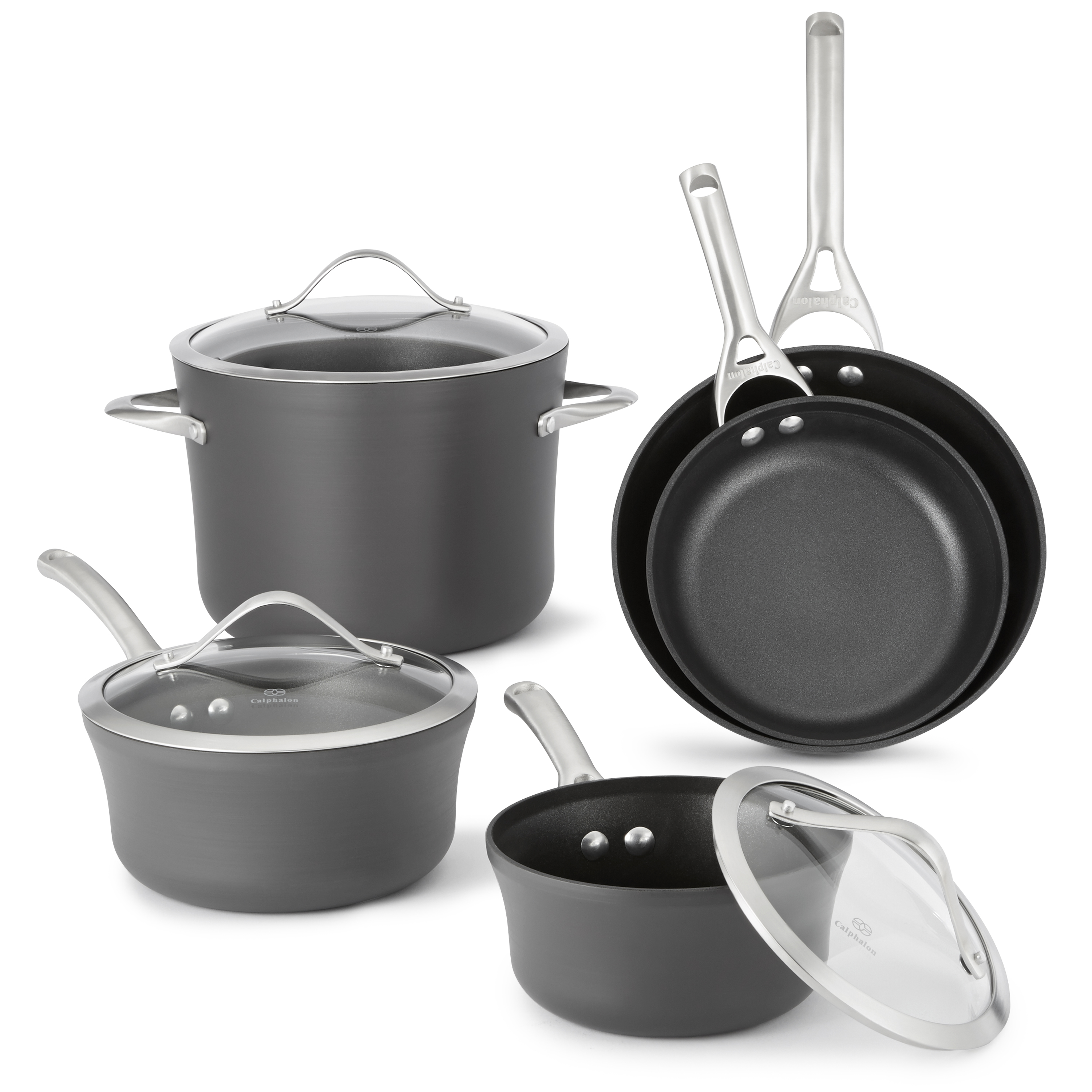 Calphalon Contemporary Nonstick 8-Piece Cookware Set - image 5 of 5