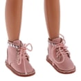thumbnail image 4 of 1/6 Lovely Pink PU Leather Boots Shoes '' Doll Clothes toy for kids Playset, 4 of 9