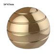 thumbnail image 2 of Spinning Toy Home Desktop Aluminum Gyroscope Ball Party Detachable Rotating Toy, Gold, 54x47mm, 2 of 9