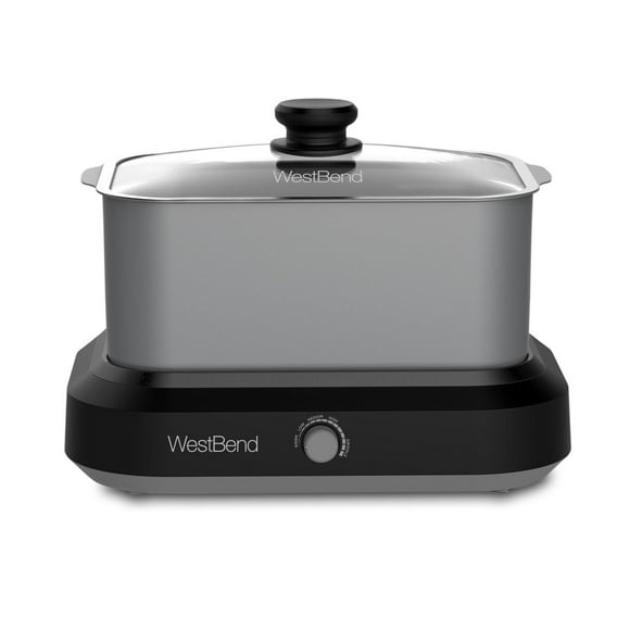 West Bend 6 Qt. Oblong Slow Cooker with Tote