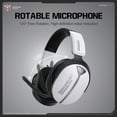 thumbnail image 5 of Siivton Wireless Gaming Headset with 60H Playtime, Bluetooth 5.4 & 2.4G Dual Mode, 950mAh Battery, Noise-Canceling Mic for PC,PS4,PS5,Switch,Mobile, 5 of 8